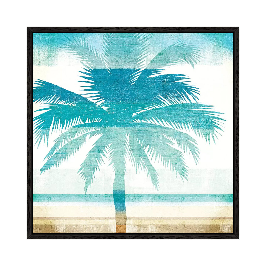 Leinwandbild Beachscape Palms II von Michael Mullan