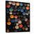 Black Floater Framed