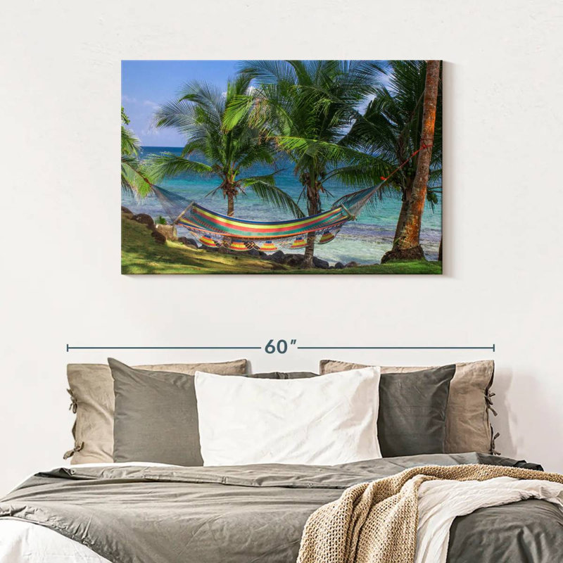 Gillard, plage tropicale du Nicaragua, H 30 po x l 45 po