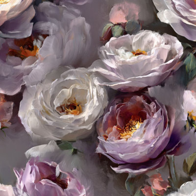 Papier peint adhésif floral floral à lumière douce 23,6 "x H 118" auto-adhésif