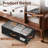 Under Bed Storage Containers With Wheels, 9.5 Inchess(Black/2 Pack)-1041795583