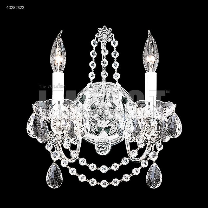 Regalia 2 - Light Candle Wall Light, Silver