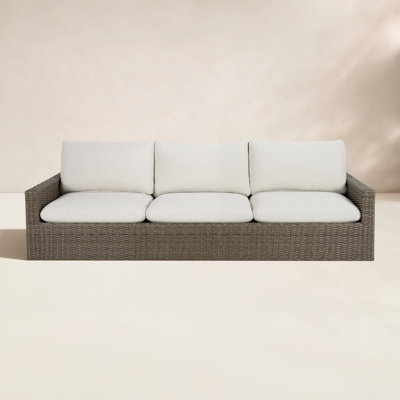 Pippa 3-Seater Patio Sofa with Cushions