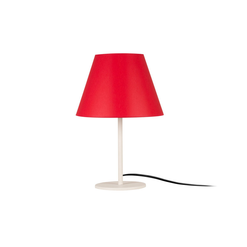 Lampe de table 18,9 po Parish, Blanc, Rouge