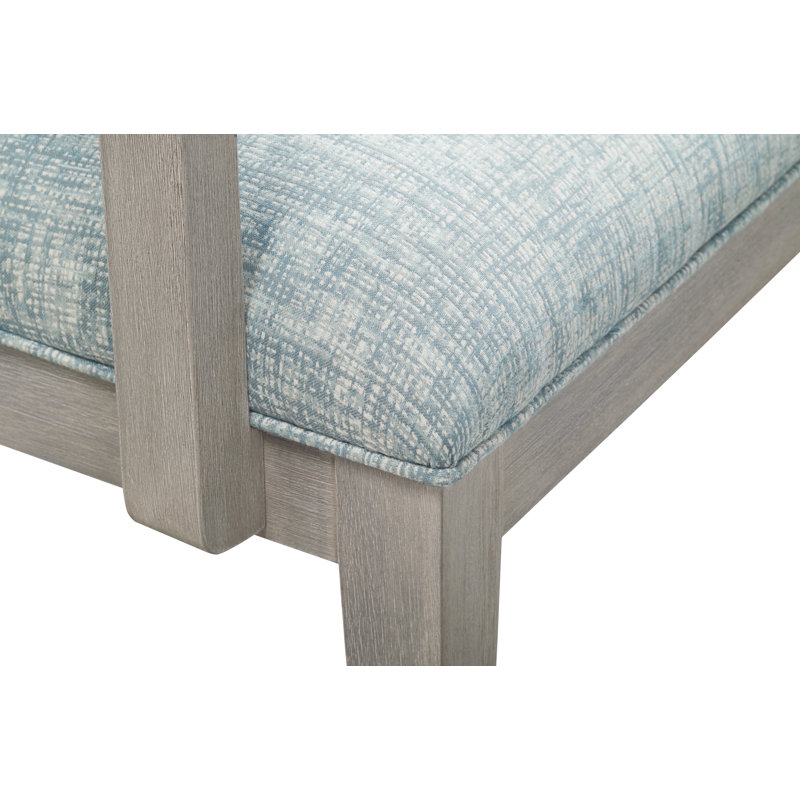 18'' H Upholstered Armchair, Gray