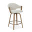 Tabouret de bar rotatif 26 po Mid-Century-1783811490