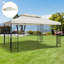Abri de remplacement pour abri de jardin, housse UV à 2 niveaux pour abri de jardin extérieur (abri seulement)
