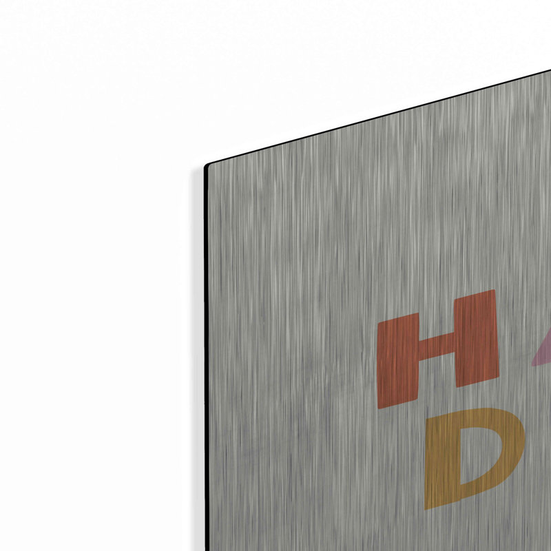 «Happy Days» par Ann Kelle Designs, art mural en métal, H 36 po x l 24 po