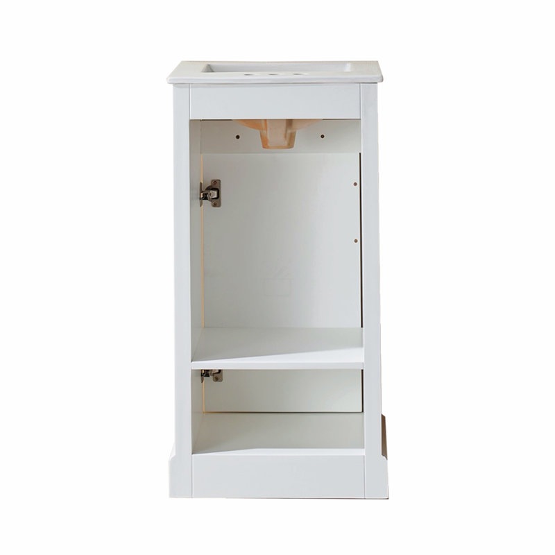Meuble-lavabo autoportant simple avec comptoir