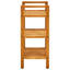 6 Pair Solid Wood Shoe Rack