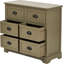 76 cm W Chest of 6 Drawers-124653045