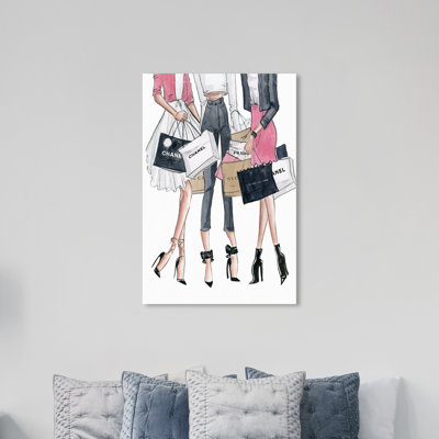 Impression sur toile tendue Fashion and Glam