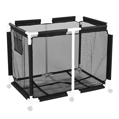  Mesh Cover Replacement for 214 Gallon Mesh Pool Storage Bin Cart XX-Large Black