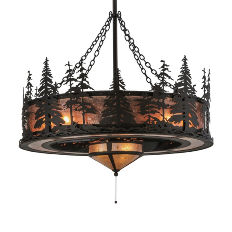 Tall Pines Downrod Ceiling Fan