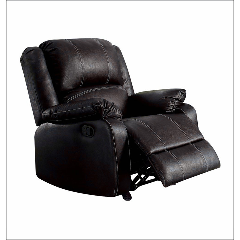 Fauteuil inclinable en cuir