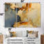 «Brown Luxury Abstract Fluid Art», ensemble d'art sur toile à l'encre liquide-107741404-107741402
