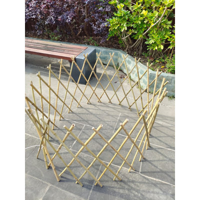 Treillis de clôture en bambou flexible 24 "H