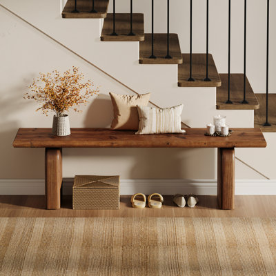 Solid Wood Bench