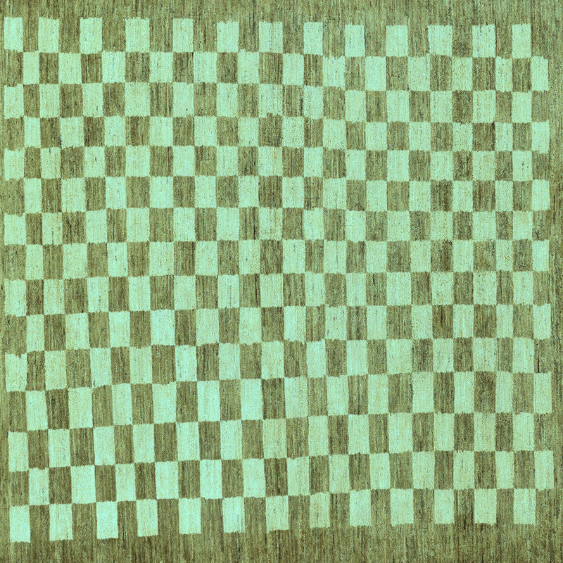 Rossmary Checkered Indoor Rug, Square 8'
