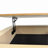 38.6'' Fluted Lift-Top Coffee Table Solid Wood Veneered Modern Coffee Table Accent Tea Table With Storage And Adjustable Height-112506793