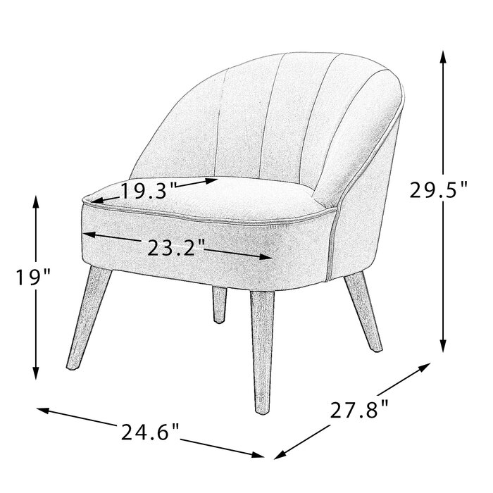 Willa Arlo Interiors Rackley Upholstered Side Chair & Reviews | Wayfair