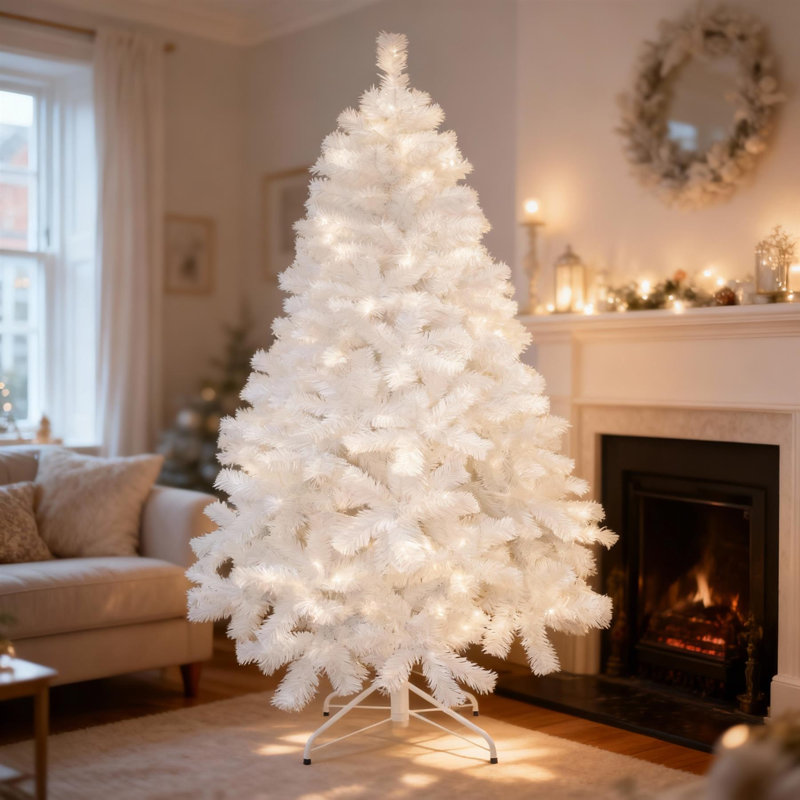 Lighted Artificial Christmas Tree, 10 ft.