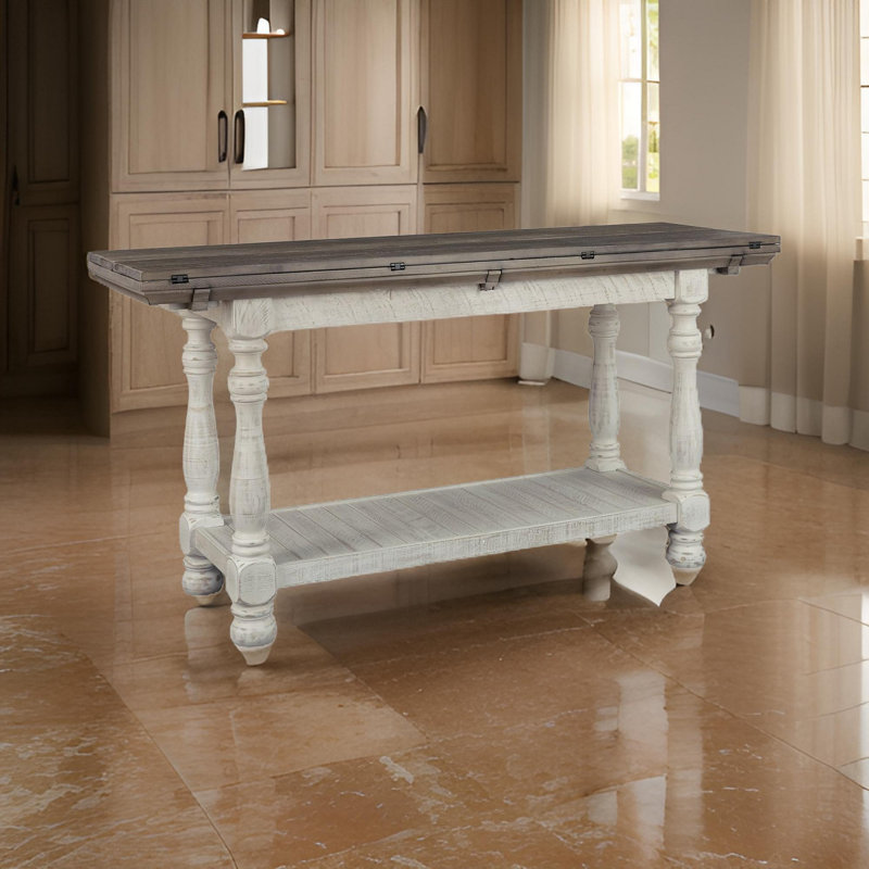 Caylah 60.13'' Solid Wood Console Table