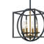 Lustre géométrique à 6 lumières de style bougie Nevels-1076222480