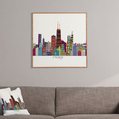 « chicago city », impression encadrée