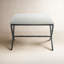 Petit banc en tissu gris Carver
