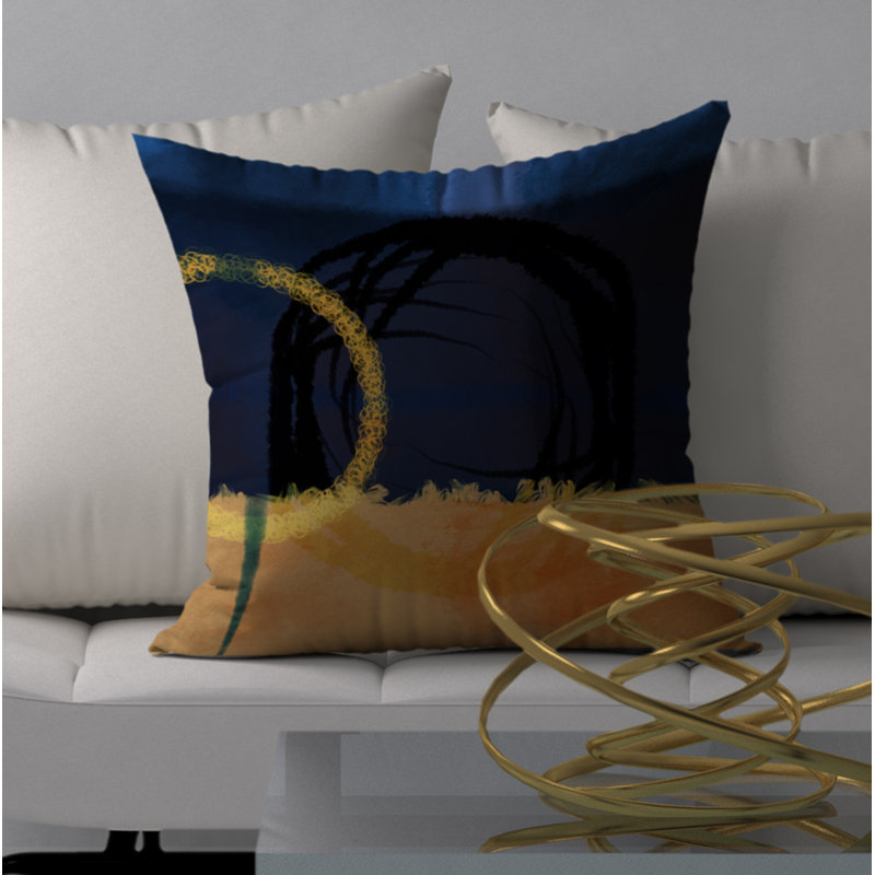 Reversible Throw Pillow, 24" x 24"