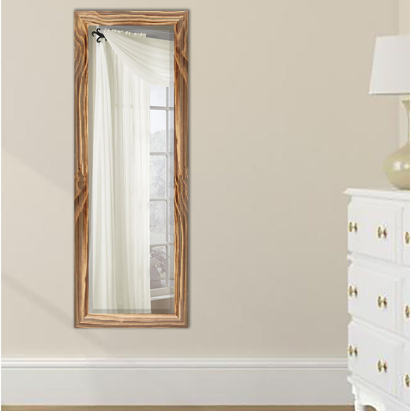 Miroir pleine grandeur Carlea, Naturel brûlé, H 63 po x l 25 po