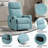 Liryn Traditional Heat Massage Recliner With 360° Swivel And Rocking Function-119474690
