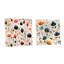 Wellfleet - Ensemble de 2 art mural en verre acrylique-103934310