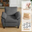 Ensemble de canapé modulaire 4 pièces avec causeuse et fauteuil-1671165819