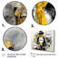 " Yellow And Grey Fashionistas Portrait I "-2092099136-1908438618