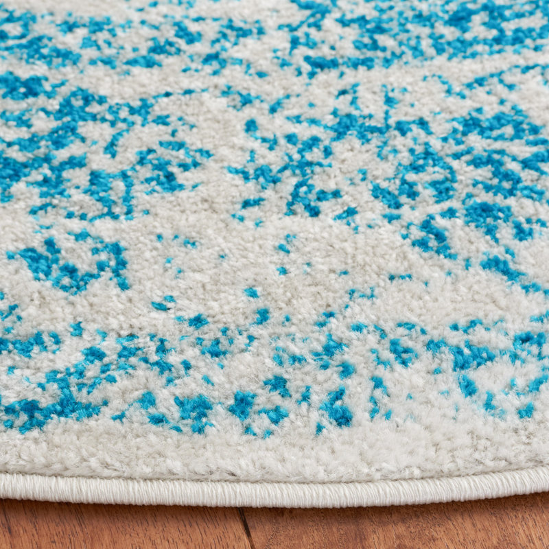 Olius Performance Floral Rug, Round 6'