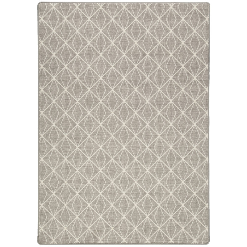 Tapis gris en tweed Imagine Fine Balance, Rectangle 5 pi 4 po x 7 pi 8 po