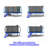 Outdoor trampoline slide ,blue