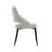 Tremont Modern Vegan Leather Upholstered Metal Dining Chair in Stone Gray-601443491-572007579