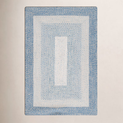 Washable Hand-Woven Chevron Rug
