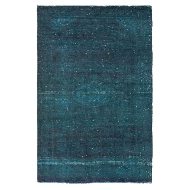 Color Transition Green Rug 3'7" x 5'7"