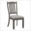 Chaises d'appoint à hauteur décontractée avec cadre en bois gris antique et revêtement en tissu, parfait pour les salles à manger modernes et élégantes-2022519816-2022519823