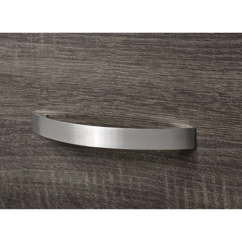 Table de chevet 2 tiroirs Grey Oak