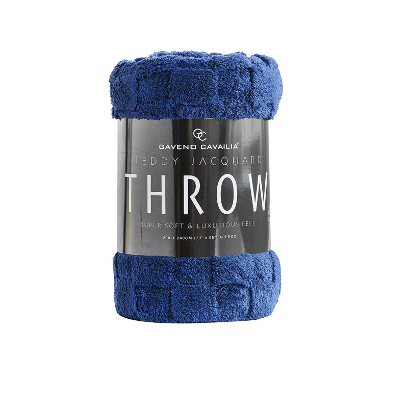Standard Throw Blanket, Navy, 240cm L x 200cm W