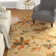 Emrick Blossom Hand Hooked Wool/Cotton/Latex Floral Rug in Beige