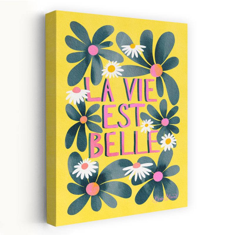 Art contemporain Art floral contemporain, H 36 po x l 24 po
