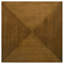 Table basse, bois carré brun noyer Hayward