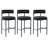 30" Bouclé Upholstered Bar Stool with Curved Back and Metal Frame-1794319868-1794319870