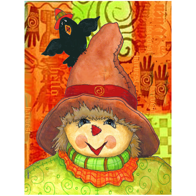 Drapeau de jardin Harvey et The Scarecrow